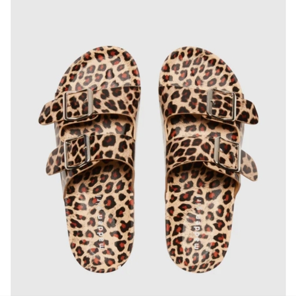 Steve Madden Teddy T Sandals Leopard Print - Picture 3 of 11